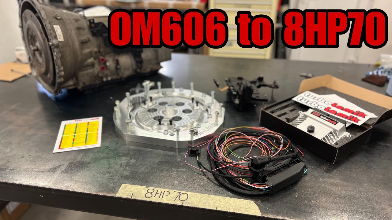 Комплект адаптера ZF 8HP70 (LR Lion) - OM606, Turbolamik Dieselpumpuk