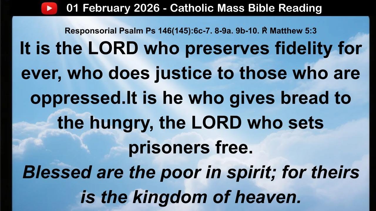 01 February 2026 Catholic Mass  Bible Reading