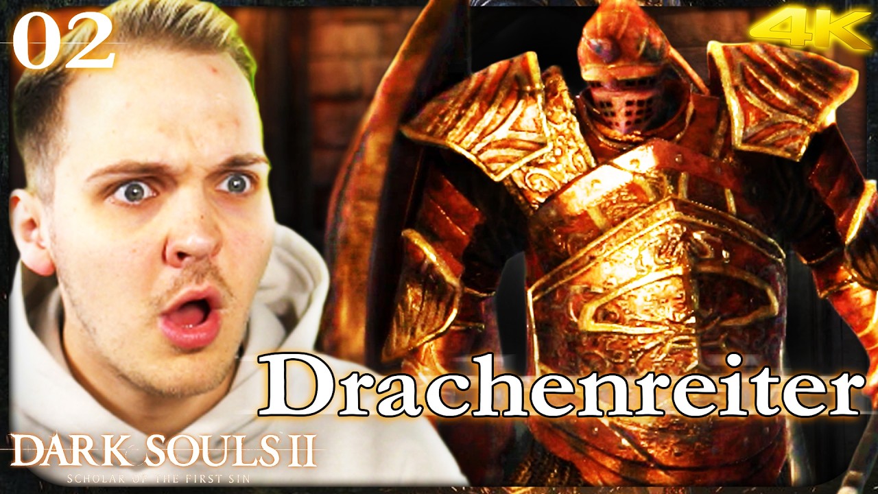 Let’s Play Dark Souls 2: Scholar of the First Sin #02 🔥🗡️ Boss Drachenreiter