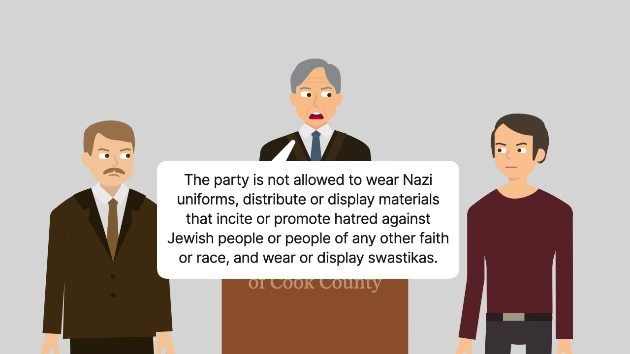 Village of Skokie v. National Socialist Party of America Case Brief Summary | Law Case Explained