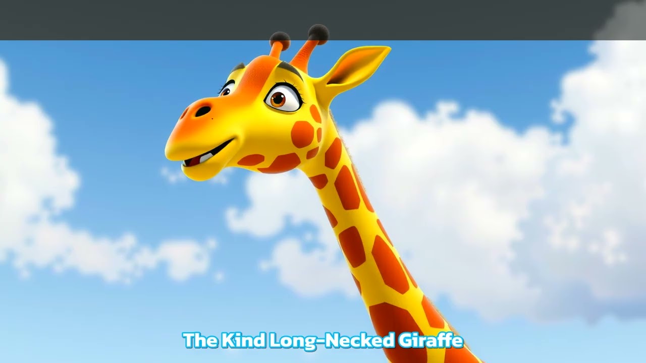 The Kind Long-Necked Giraffe | Kids Learning Song 🎵