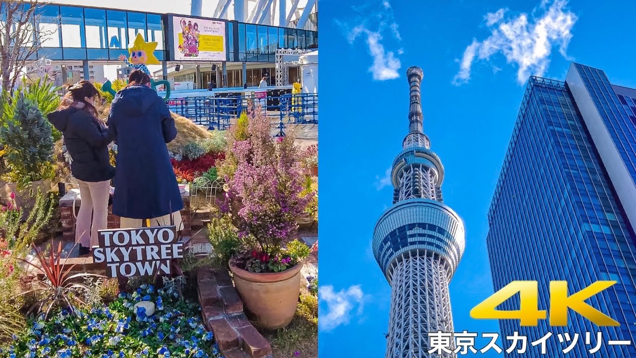 【4K/60fps】Japan - Tokyo Skytree Town Walking Tour