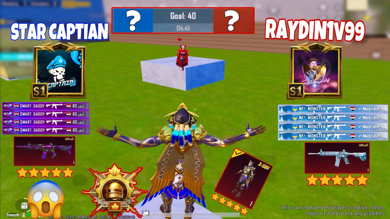 BEST FUNNY 😂 wow gameplay STAR CAPTIAN VS RAYDIN1V99 #pubgmobile #pubg #pubglover