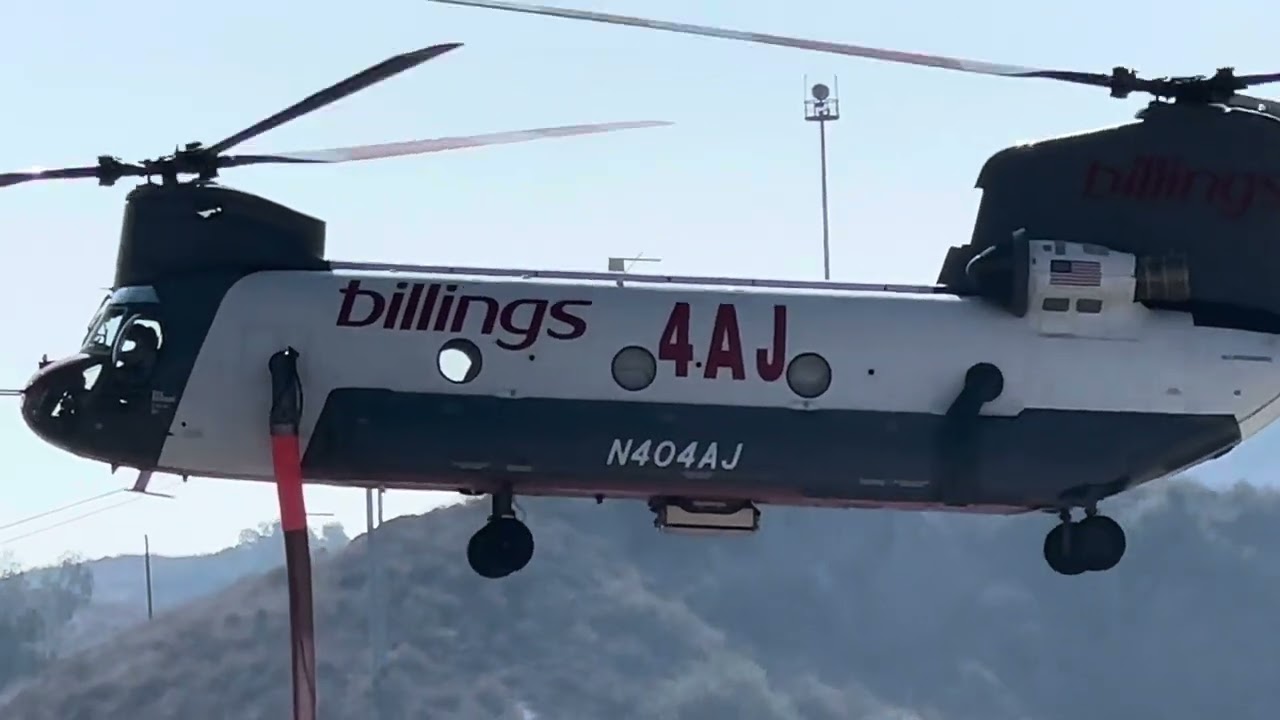 Billing flying services ch47 chinook arrival n404aj
