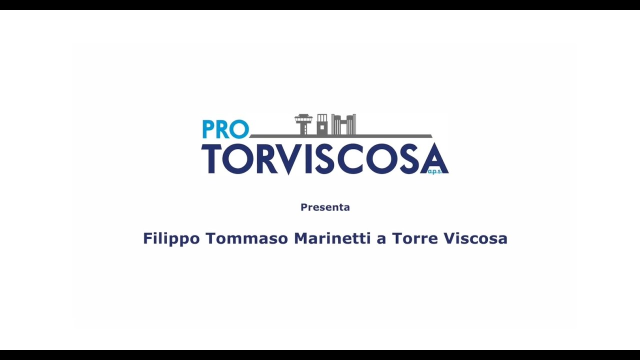 Filippo Tommaso Marinetti a Torre Viscosa