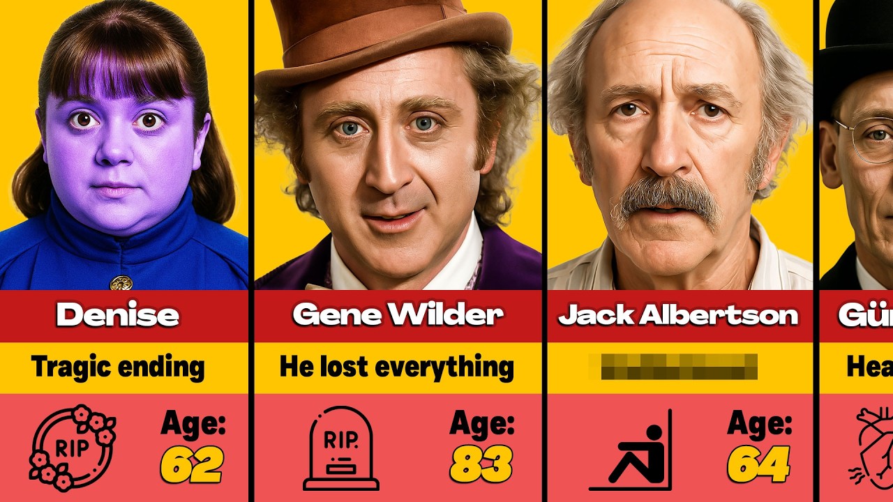 🕯️💔 WILLY WONKA Actors Who Tragically Passed Away