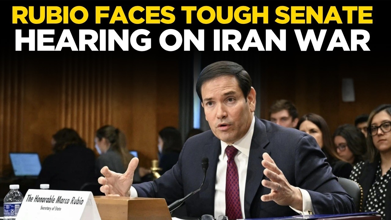 US Senate Hearing LIVE: Marco Rubio Faces Senate Over Iran War Under President Trump | US News LIVE