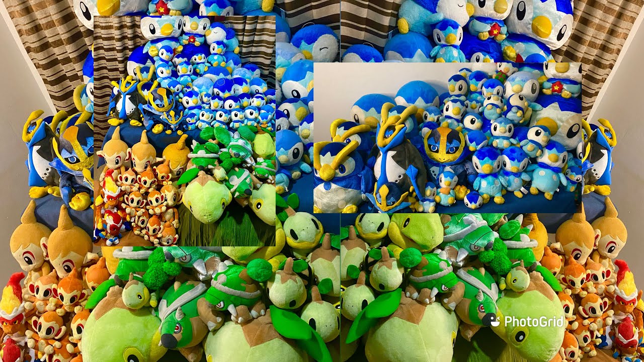 Pokemon Turtwig, Chimchar , Piplup | POKEMON STARTER PLUSH TOYS COLLECTION