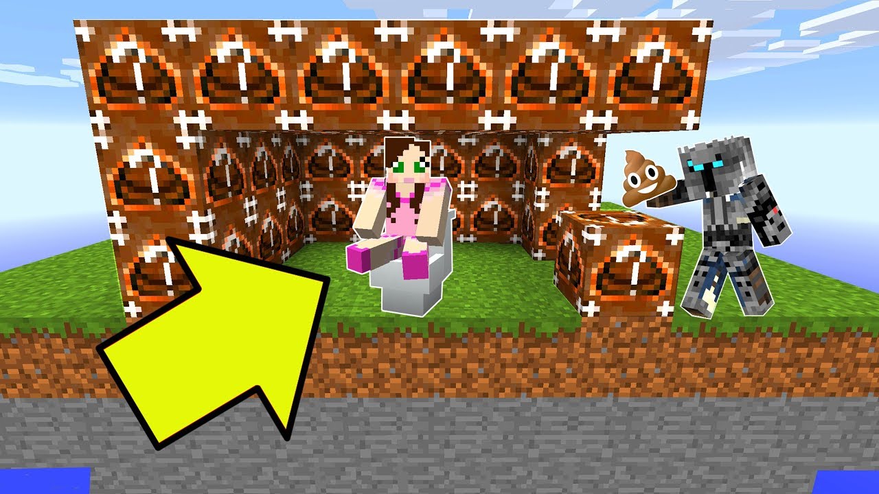 Minecraft: GROSS POOP LUCKY BLOCK BEDWARS! &mdash; Мини-игра с модами