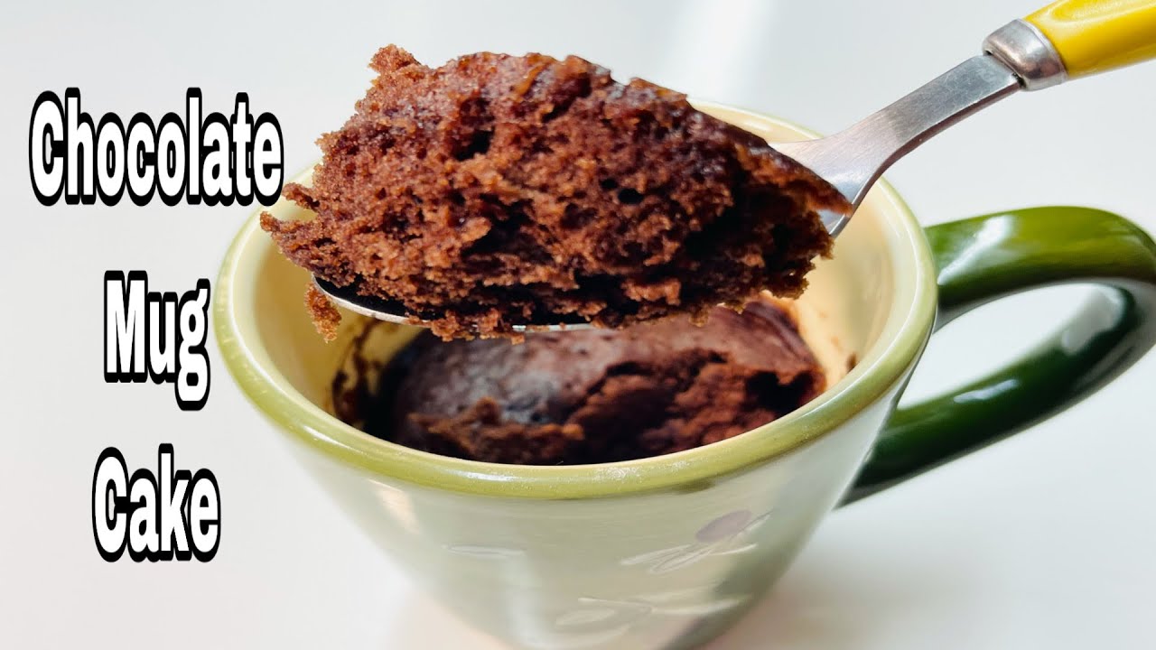 Chocolate Mug Cake | Only 2 Minutes Microwave Chocolate Mug Cake Recipe