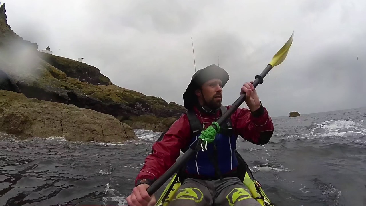 A Wild Day Kayak Fishing at St Abbs