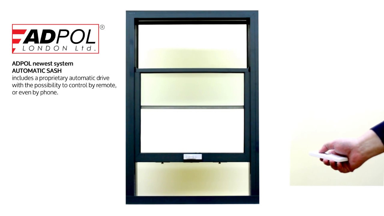 Automatic Aluminium Sash Windows from Adpol London Ltd