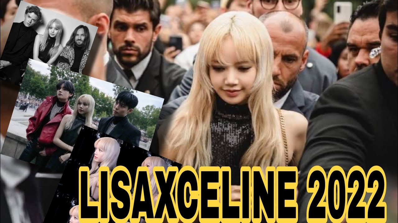 LISA 리사 on CELINE Menswear SS23 in Paris - 26.06.2022 with V 뷔 [BTS] and  Park Bo Gum 박보검| REACTION