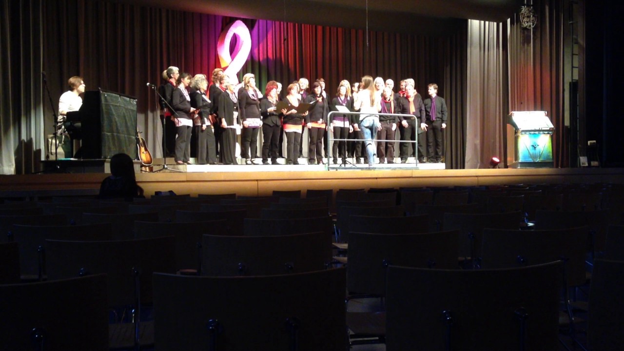 Jahreskonzert 2014 derchor: You Raise Me Up (Probe)