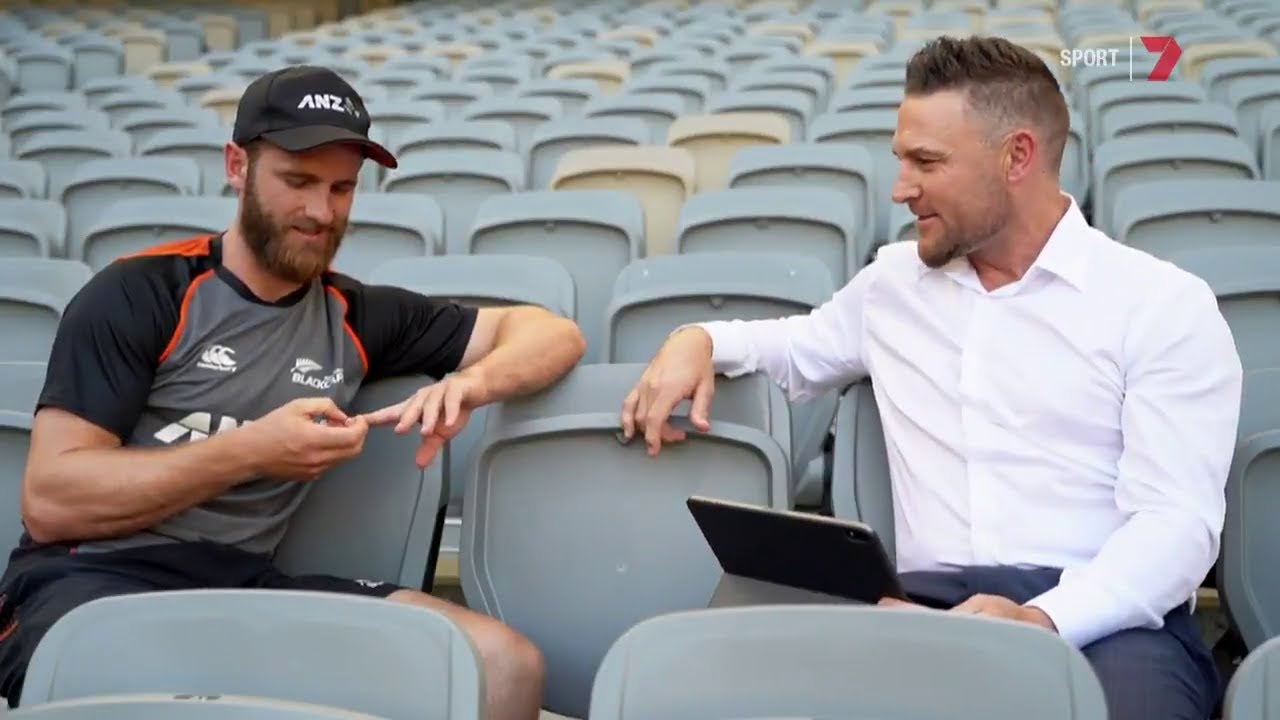 Brendan Mccullum sits down with Kane Williamson for a chat | Australia v New Zealand