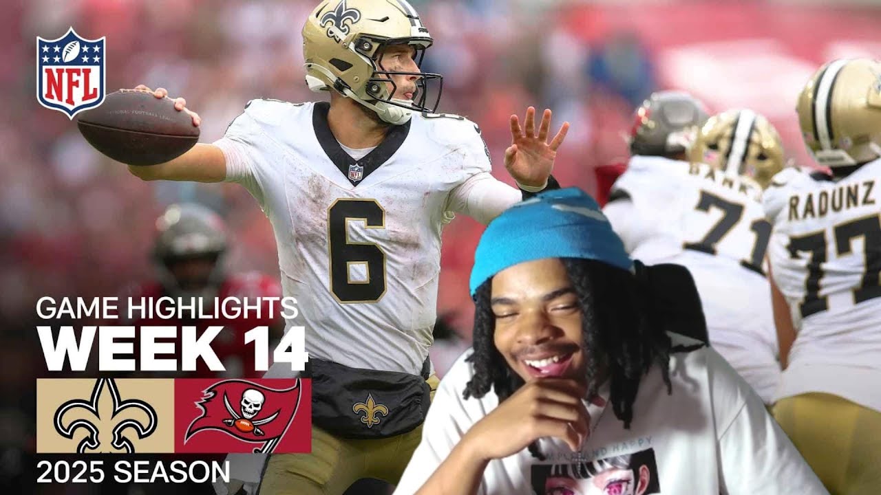 NFC SOUTH IS DOWN BAD!! Saints vs BUCS NFL Week 14 Highlights (reaction)