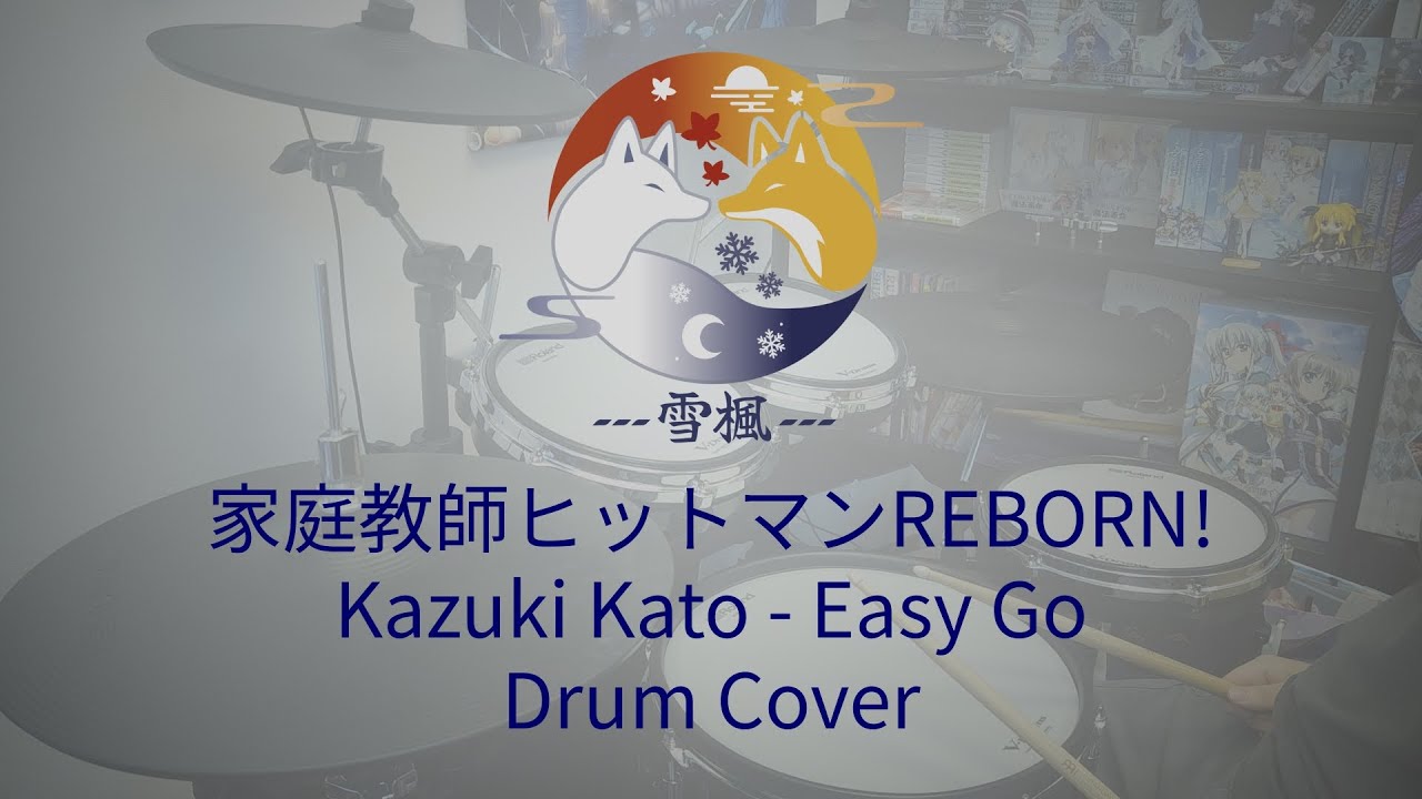 【家庭教師ヒットマンREBORN】Kazuki Kato - Easy Go 【Drum Cover】