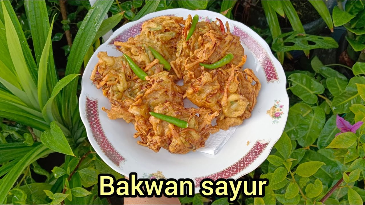 Tutorial membuat bakwan sayur