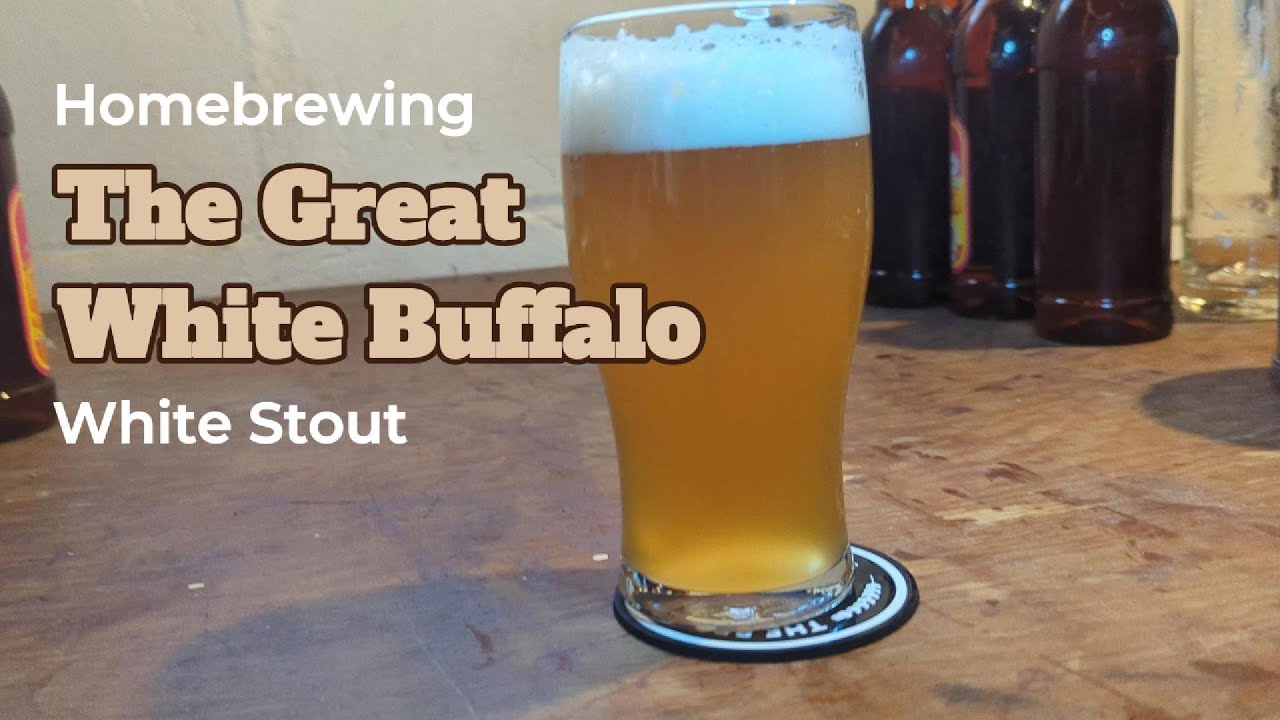 Homebrew Great White Buffalo White Stout