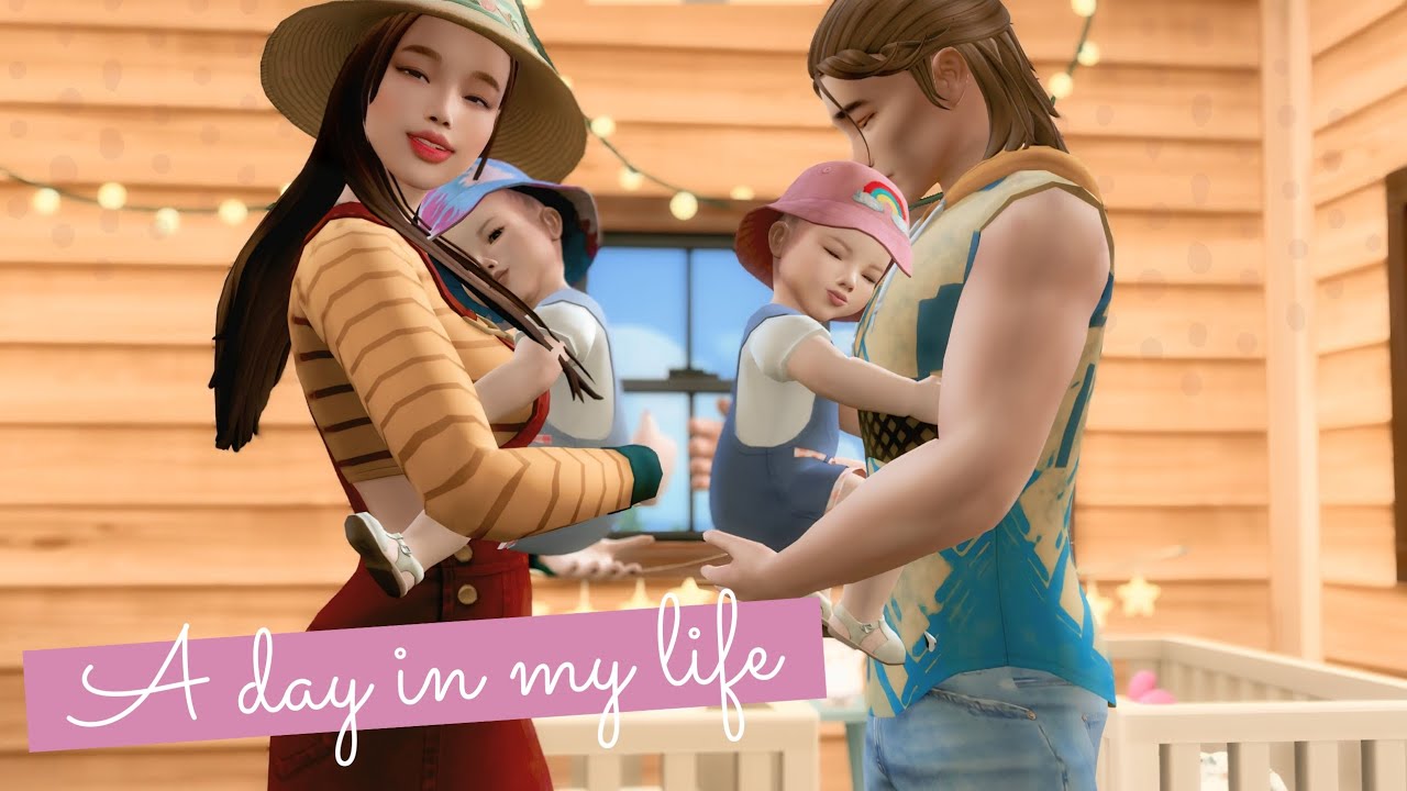 VLOG DIA DE TEMPESTADE NA CABANA 🌧️ | NOSSA ROTINA EM MEIO CAOS E ACONCHEGO THE SIMS 4 