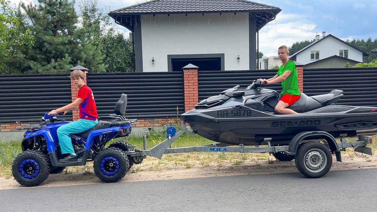 Поменяли мотоцикл и квадрик на водный мотоцикл. Брос Шоу