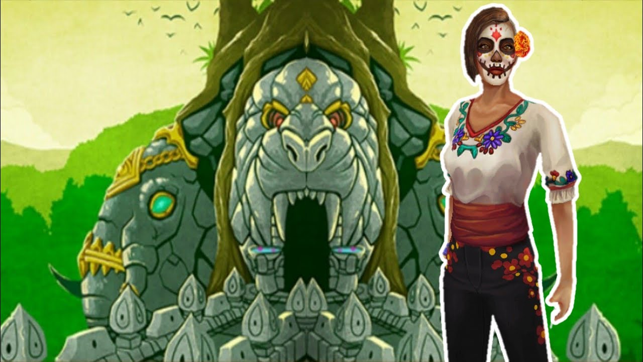 Maria Selva Calavera Running in Lost Jungle Temple Run 2