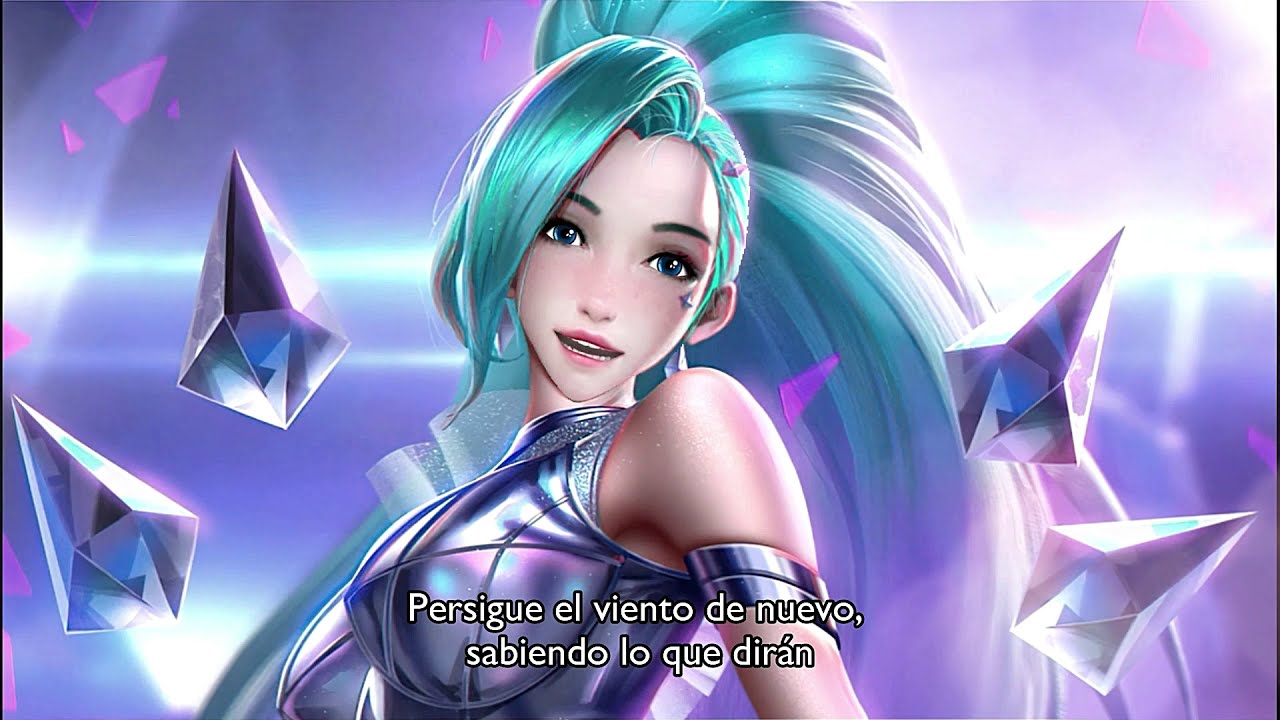 Seraphine lol song champion theme kda animation fanart(con mejora visual)