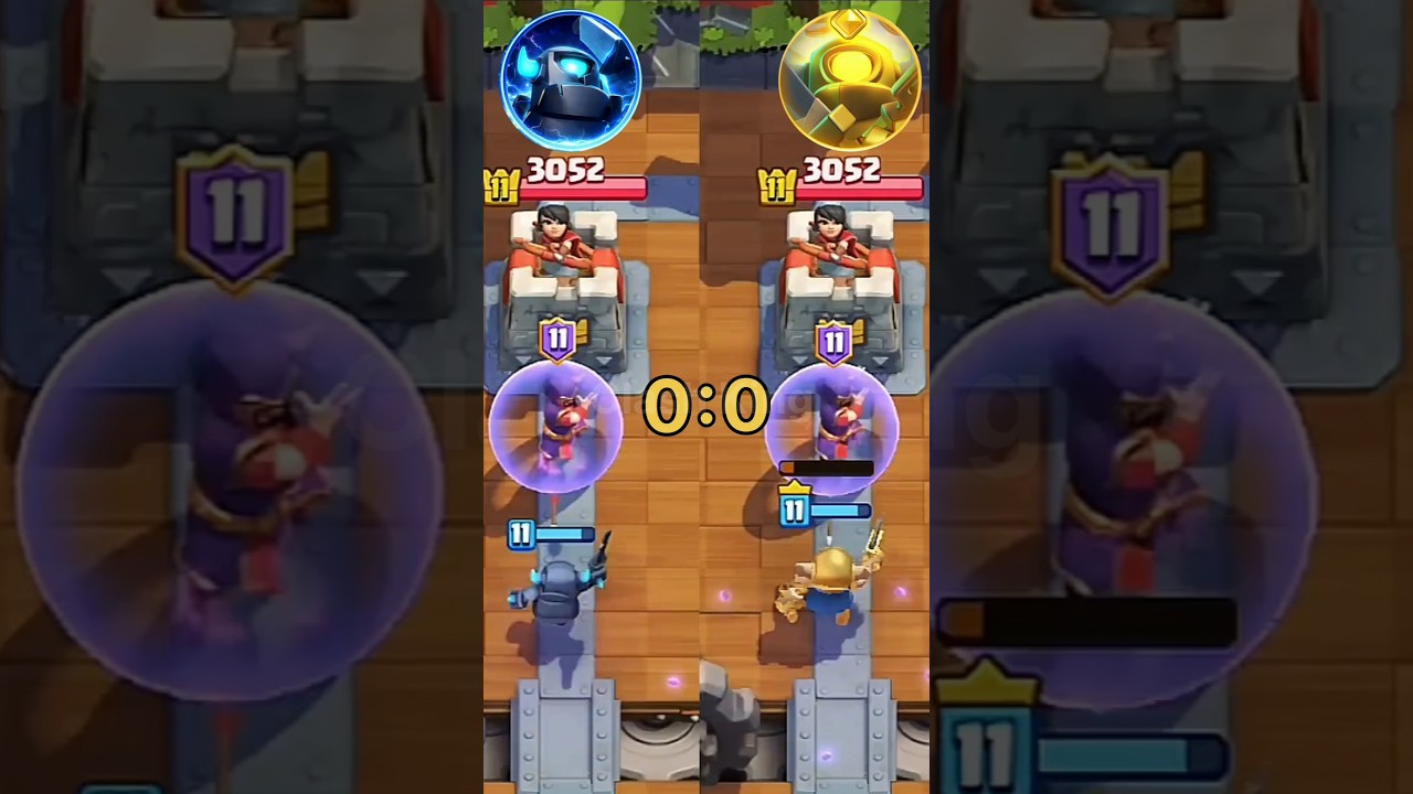 Clash Royale Mini Pekka Hero Vs Mini Pekka | Who Will Win 🏆 🔥 #clashroyale #gaming #shorts