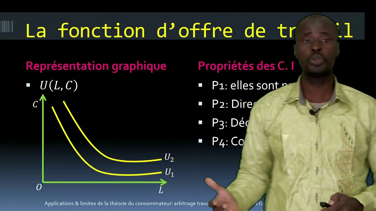 Microéconomie : Madou Cisse - Arbitrage travail loisir : La fonction d'offre de travail