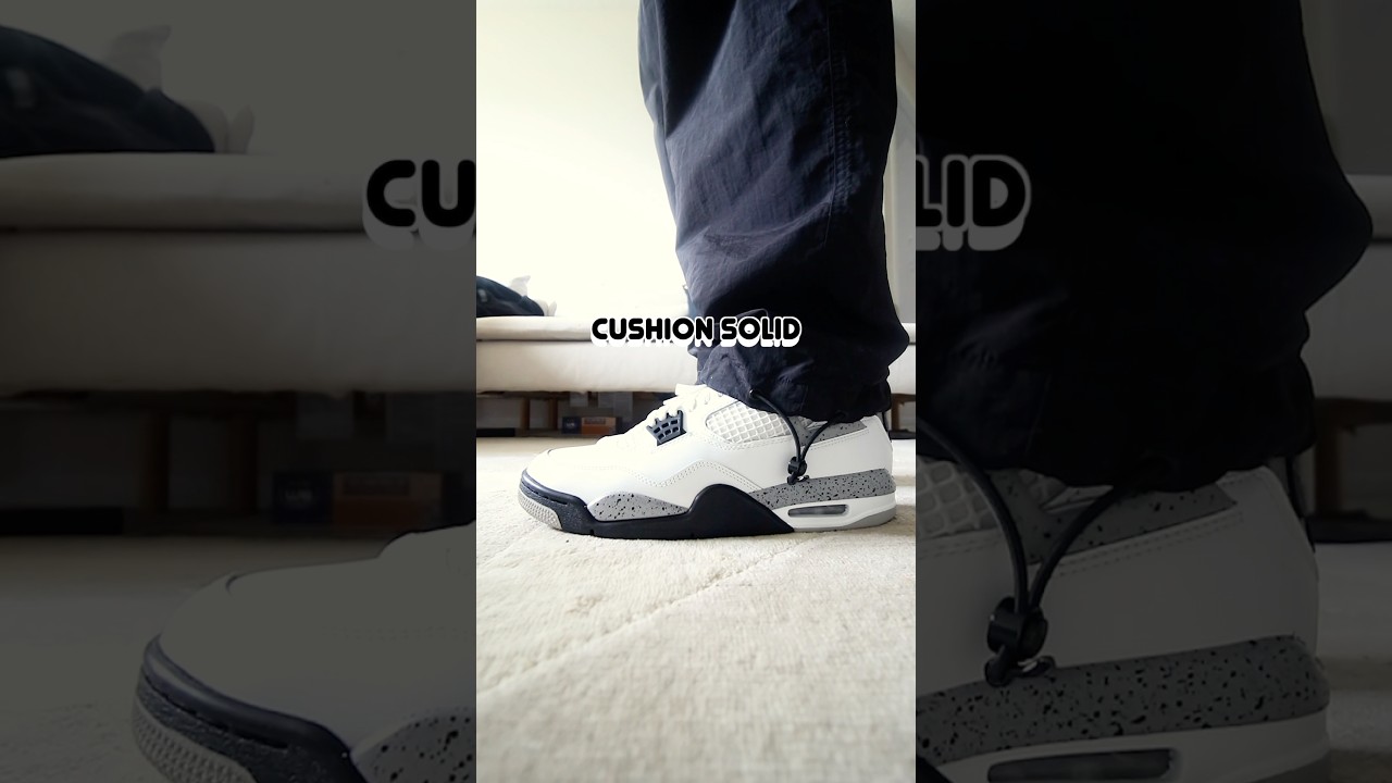 Jordan 4 White Cement Comfort Test 👟
