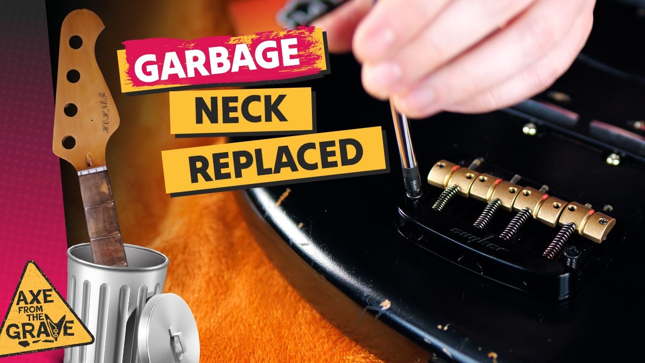 NASTY 70s Bass gets NEW Neck and Hardware | Axe From The Grave