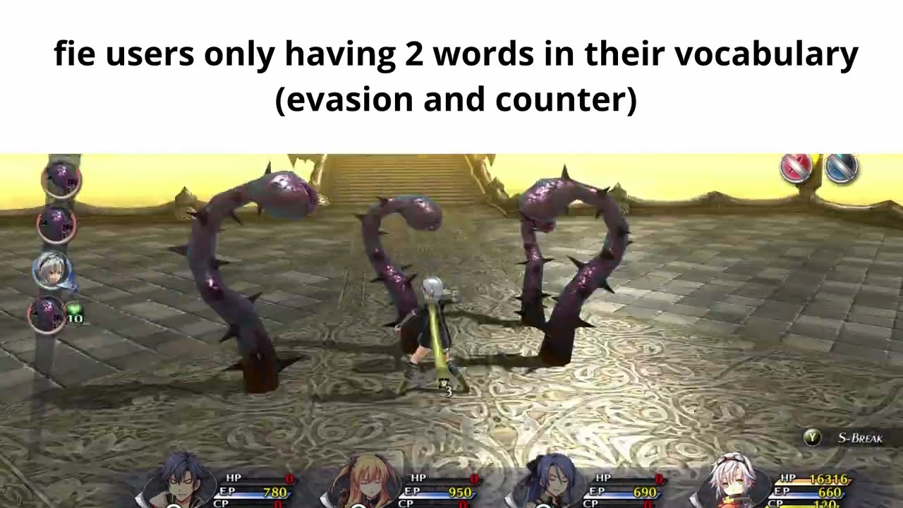 trails of cold steel 1 and 2  class VII slander