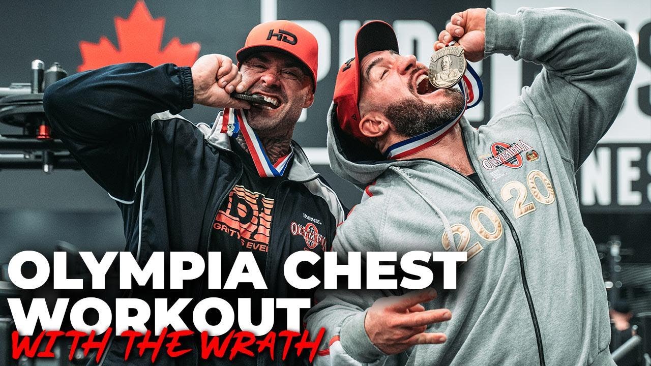 ANTOINE AND RAW MCGRIZZLY - OLYMPIAN CHEST WORKOUT