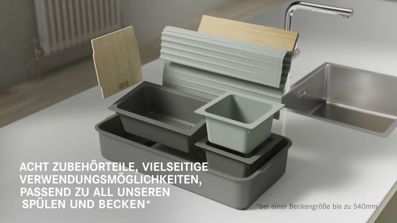Franke All-In - Das flexible Zubehörsystem - Benefits - Deutsch