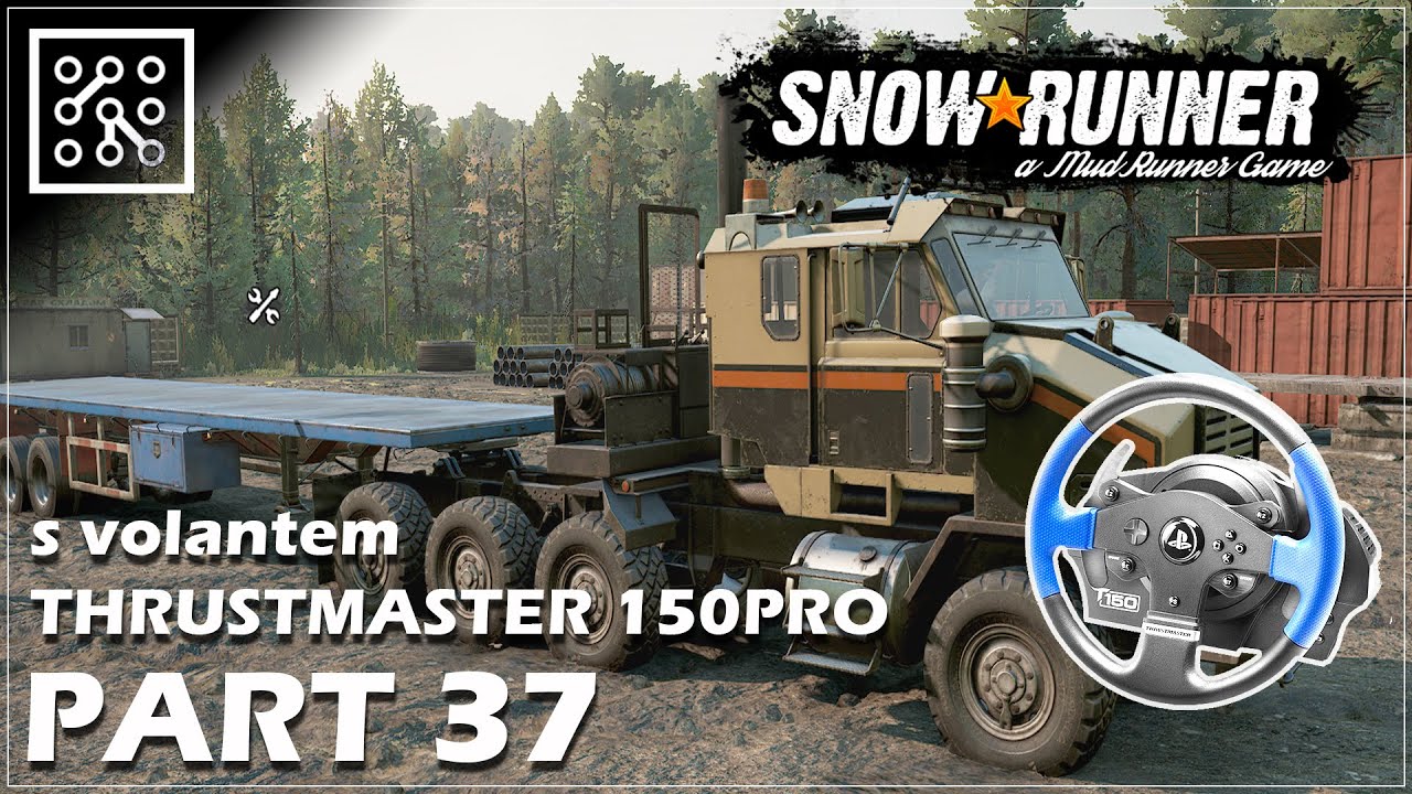 SNOWRUNNER CZ | jízda s volantem Thrustmaster T150 PRO  - Part 36 | Lets play | Česky