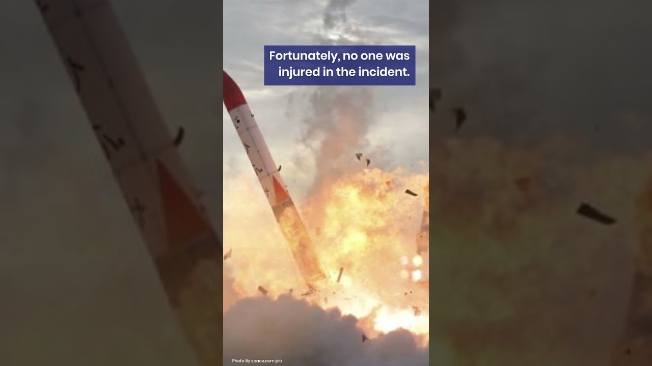 Terrifying Incident: Japan's Epsilon Rocket Engine Explosion.@ASMR_ITing #shorts #rocketexplosion