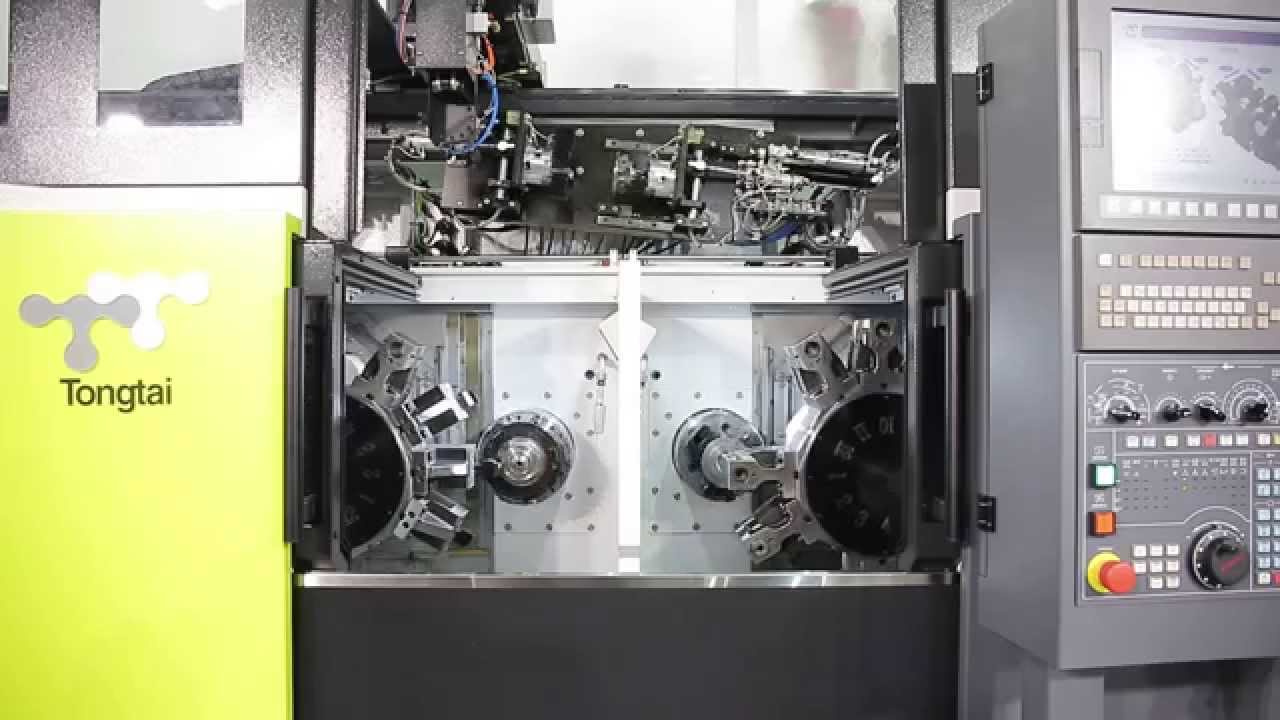 Tongtai MT Series Twin Turret Twin Spindle Gantry Loading CNC Lathe