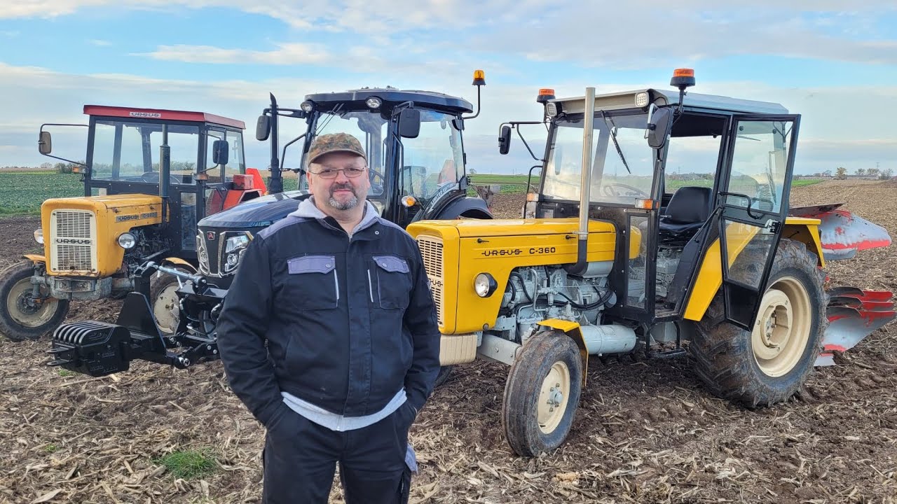 Orka Na 3 Traktory! - Marek Za Sterami Ursusa C-360 z Turbo - Przód w Górze