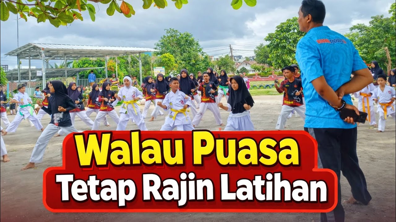 BULAN PUASA KARATE GOKASI DOJO NAGA TETAP LATIHAN