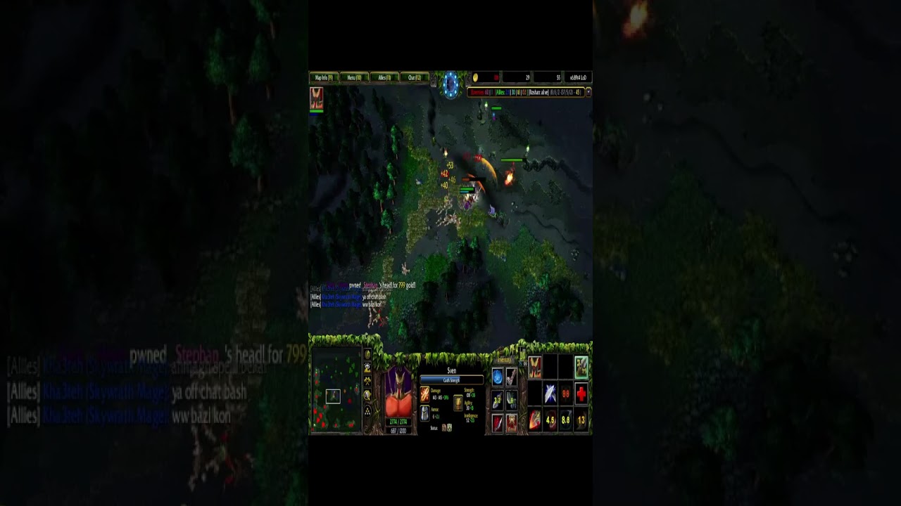 Свен УЛЬТРА-Убийство #dota #wodota #dota1 #warcraft 1