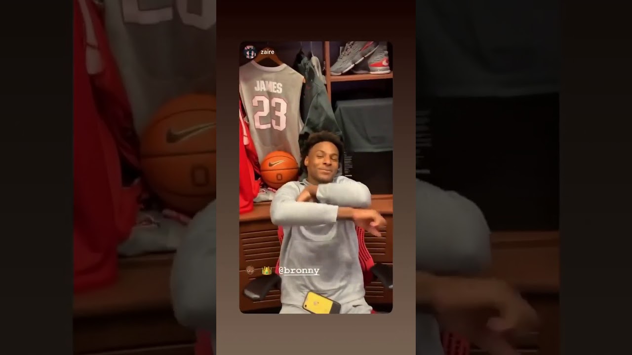 LeBron James Jr. | Instagram Stories | November 23 - December 15, 2019