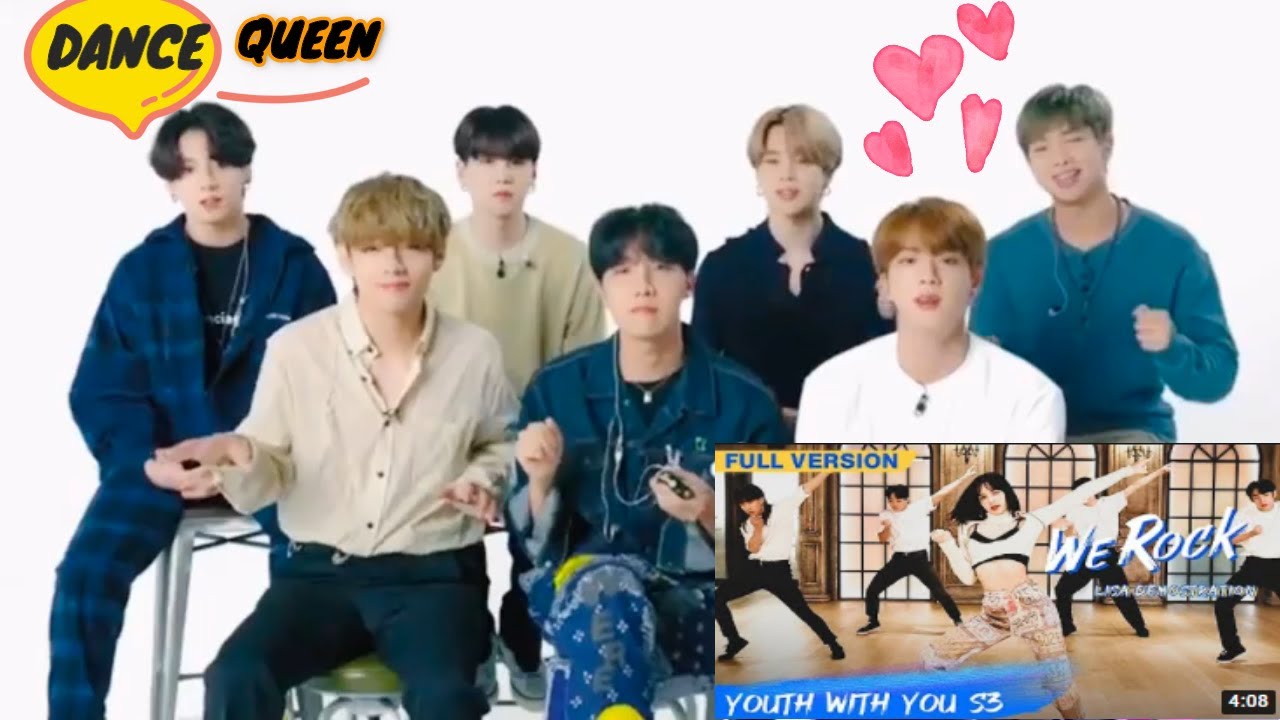 BTS reaction to BLACKPINK LISA PERFORMANCE WE ROCK Theme Song Dancing! | YWY 3 |   [ REVERSED ]