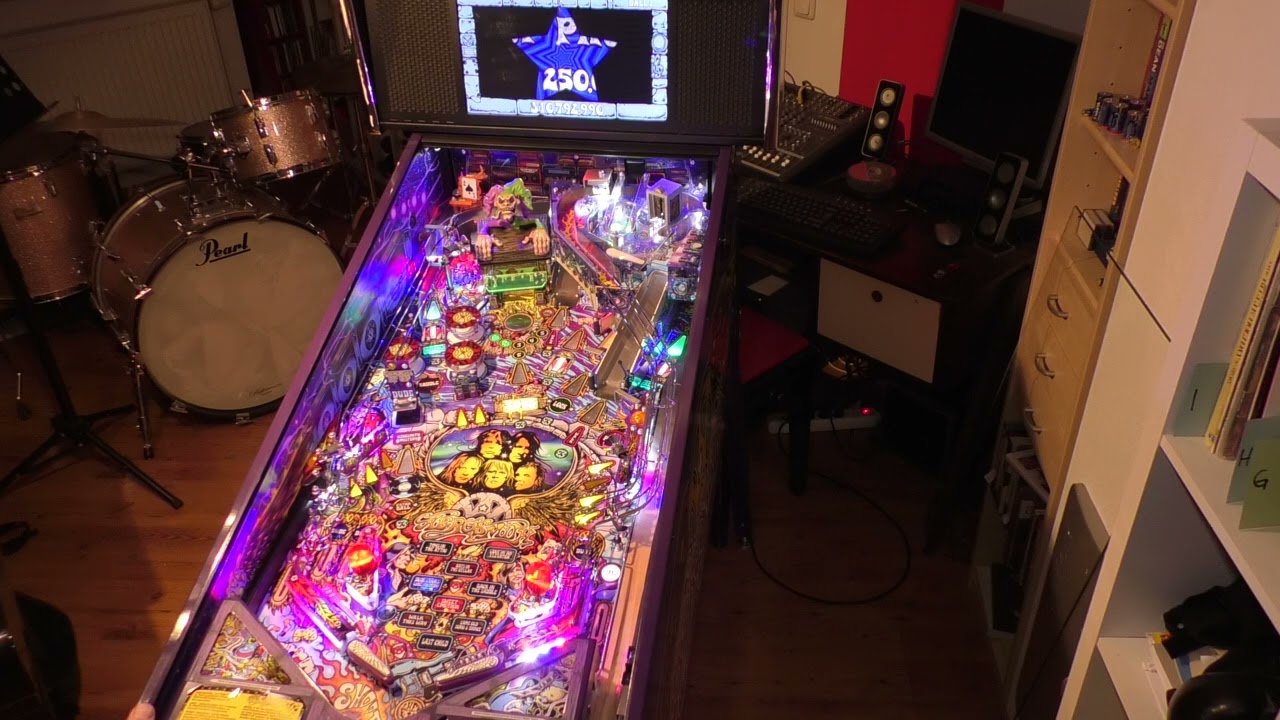 #90 Flipper Aerosmith LE Gameplay, Limited Edition, Pinball Stern Automat