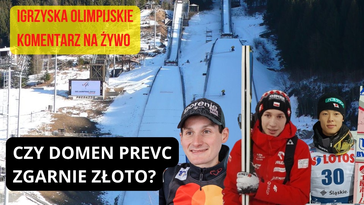 SKOKI NARCIARSKIE PREDAZZO - IGRZYSKA OLIMPIJSKIE🔴 SKOKI NA ŻYWO