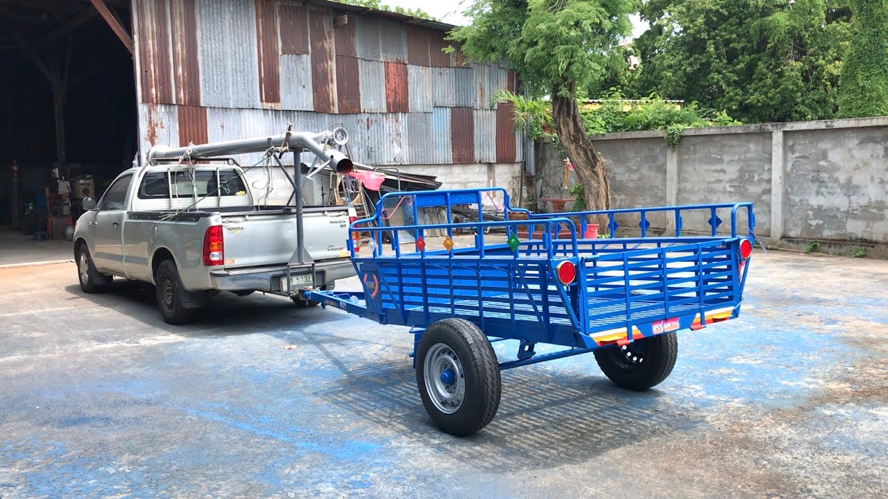 รถพ่วงรถไถนาเดินตาม 1.25x2x0.6 เมตร  24,900 บาท ขอบคุณลูกค้า อ.ศรีสำโรง จ.สุโขทัย 0819267661 ช่างเอก