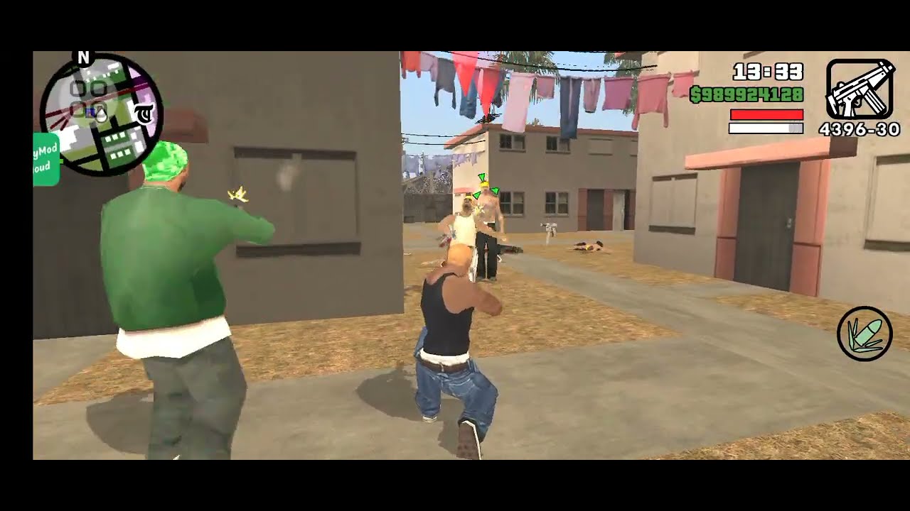 ULTIMO VIDEO DE GTA SAN ANDREAS RECUPERANDO EL BARRIO DE CESAR VIALPANDO 💫💚🤍💙💥🥷