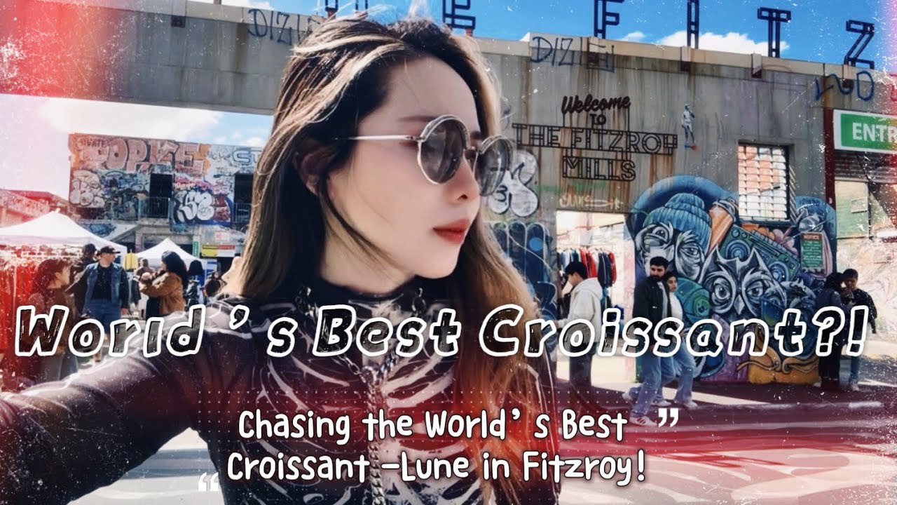 The best croissant in the world ?Lune croissant 🥐 Fitzroy Market 🛒Melbourne's go-to spot