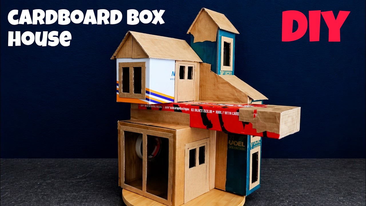 How to Make a House Out of Cardboard Boxes - How to Make a House Out of Cardboard Boxes