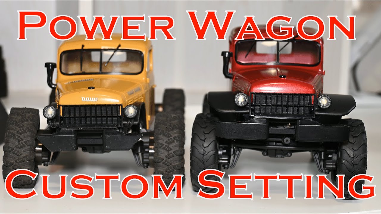 FCX24 パワーワゴンのカスタムセッティング (Power Wagon Custom Setting)