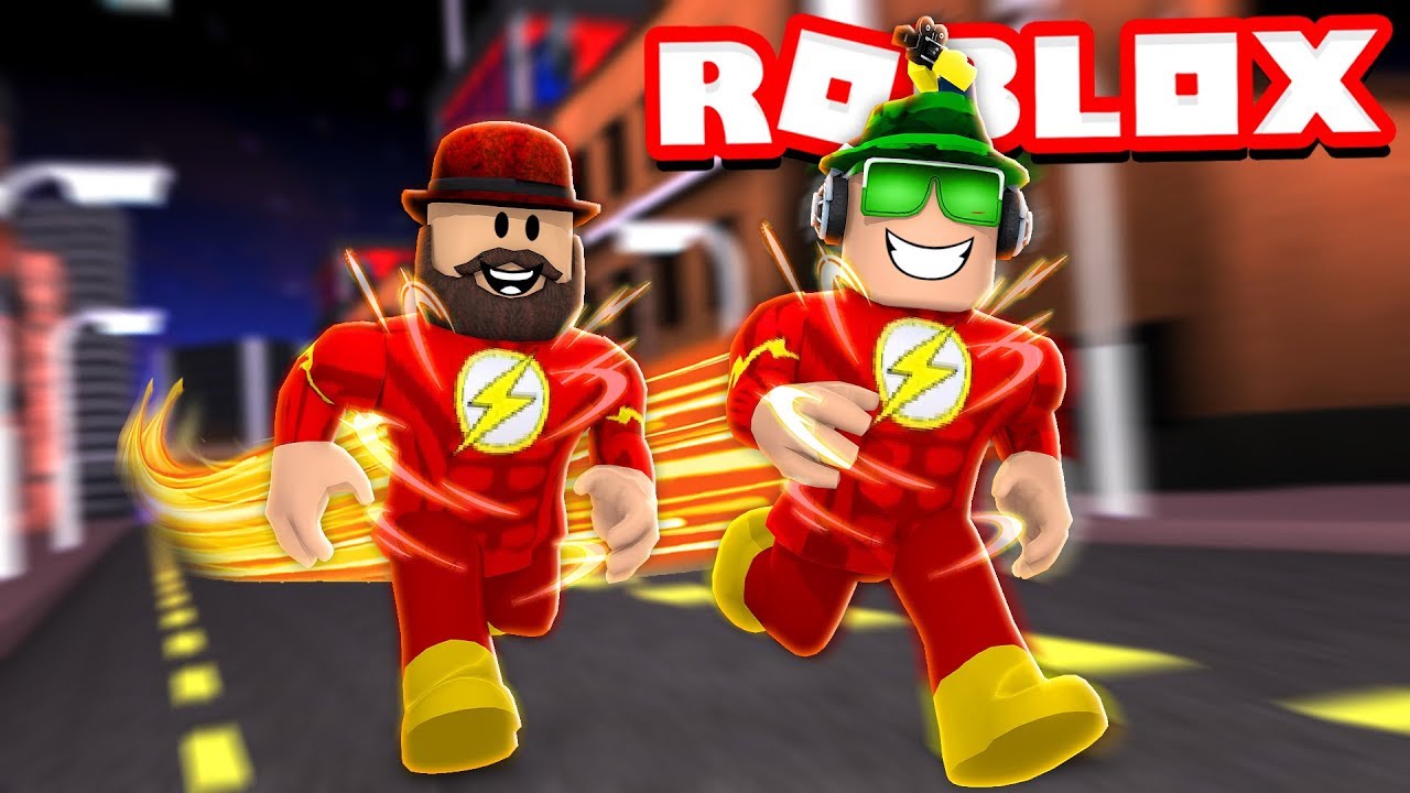 BEING THE FLASH in ROBLOX / HAVING SUPER SPEED IS AWESOME!!!